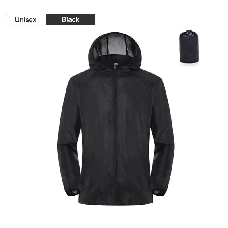 Camping Waterproof Jacket Men Women Windbreaker Men Raincoat Rain Jacket Men Waterproof Hiking Climbing Clothes Sun Protection - Lootquake