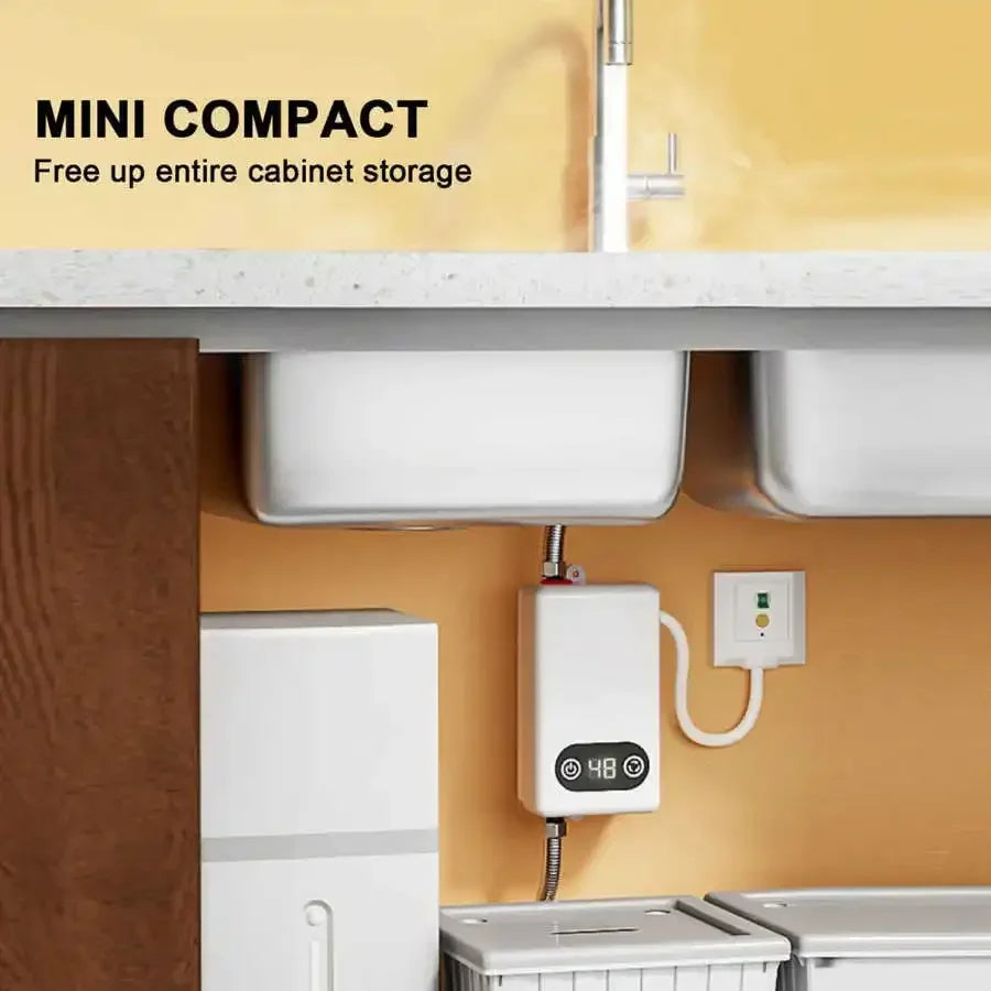 Chauffe-eau électrique instantané 220 V 4 500 W, fonction mémoire, conversion de fréquence, température constante