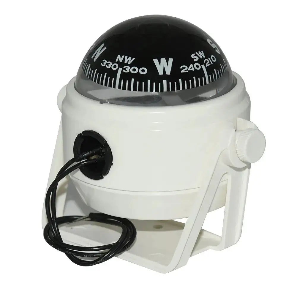 Navigation Car Compass For Marine Car Boat Pivoting Electronic LED Light Guide Ball Vehicle Navigation Tool Compass Accessories - Lootquake