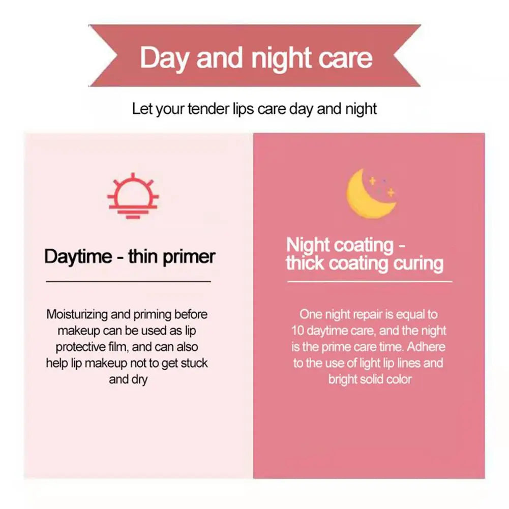 Baume à lèvres en gelée, parfum fruité, hydratant, brillant à lèvres, base de maquillage, estompe les rides des lèvres, anti-gerçures, soin des lèvres, rouge à lèvres