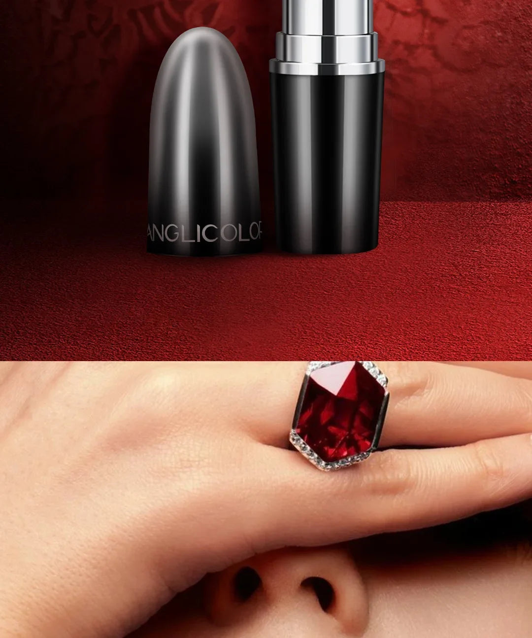 Fine Glitter Lipstick, Quicksand Gold Lipstick Non-sticky Non-fading Lipstick Pearlescent Long-lasting Silky Mermaid Lipstick