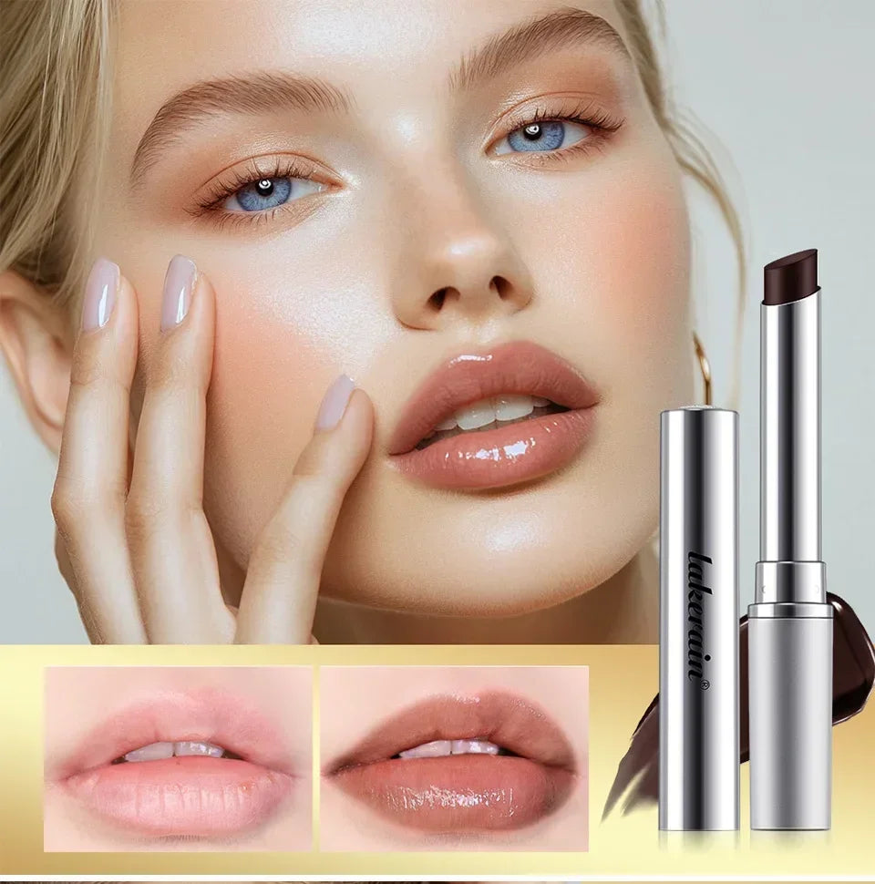 Bálsamo labial incoloro Black Honey, de larga duración, higiénico, hidratante, voluminizador, nutritivo, maquillaje, cuidado labial, cosméticos.