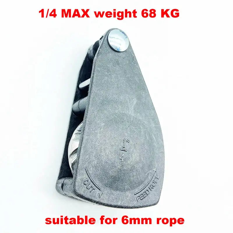 68kg 1/4 Ratchet for 6mm Rope Buckle Awning Wind Rope Tent Rope Fastener Fixed Buckle Pulley Hangers - Lootquake