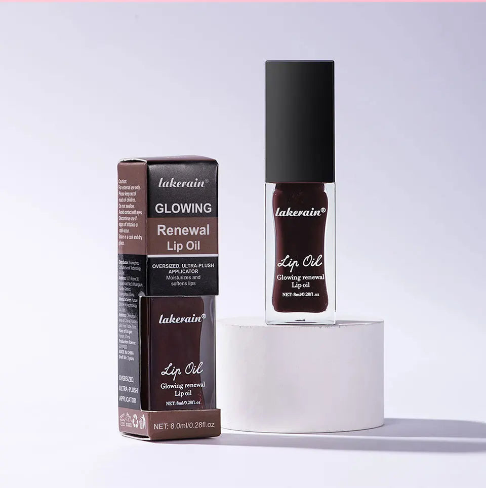 Elf Lip Oil Transparent Ice Velvet Lip Glaze Matte Matte Pigment Lipstick Lip Gloss Student Affordable Makeup 7Colors Lip Oil