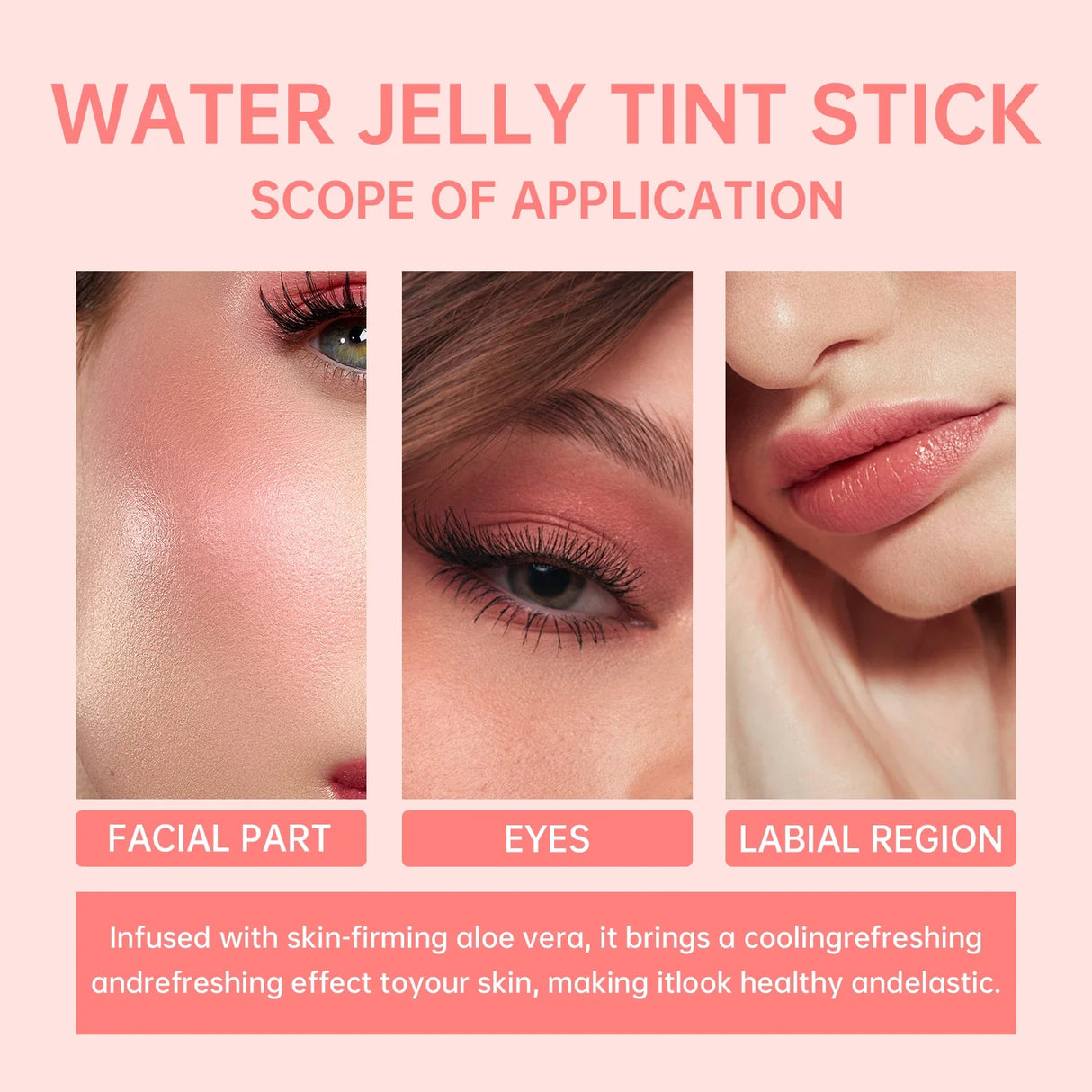 Colorete en polvo 3 en 1, colorete hidratante en barra, maquillaje de belleza, brillo de larga duración, mate, contorno facial, lápiz labial adhesivo.