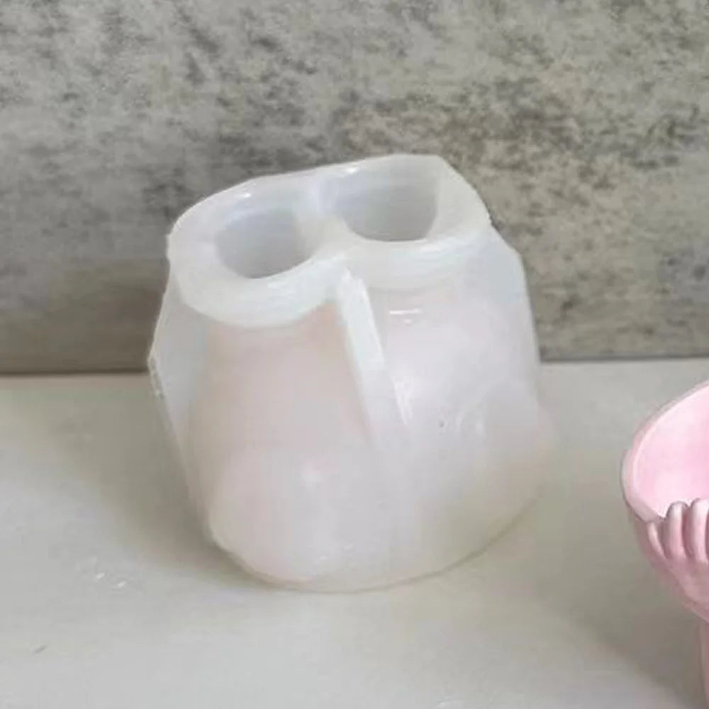 Easter Egg Cup Holders Mold DIY Drip Glue Gypsum Cement Silicone Mould Egg Jewelry Necklace Storage Tray Mold Home Decor - Lootquake