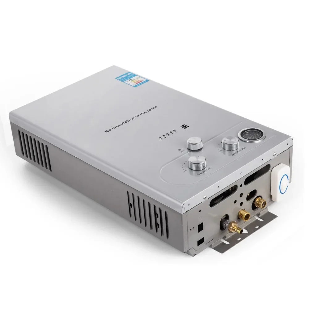 Chauffe-eau à gaz GPL VEVOR 6L 8L 10L 12L 16L 18L Chauffe-eau à gaz GPL instantané domestique sans réservoir au propane Chauffe-eau à gaz sans réservoir