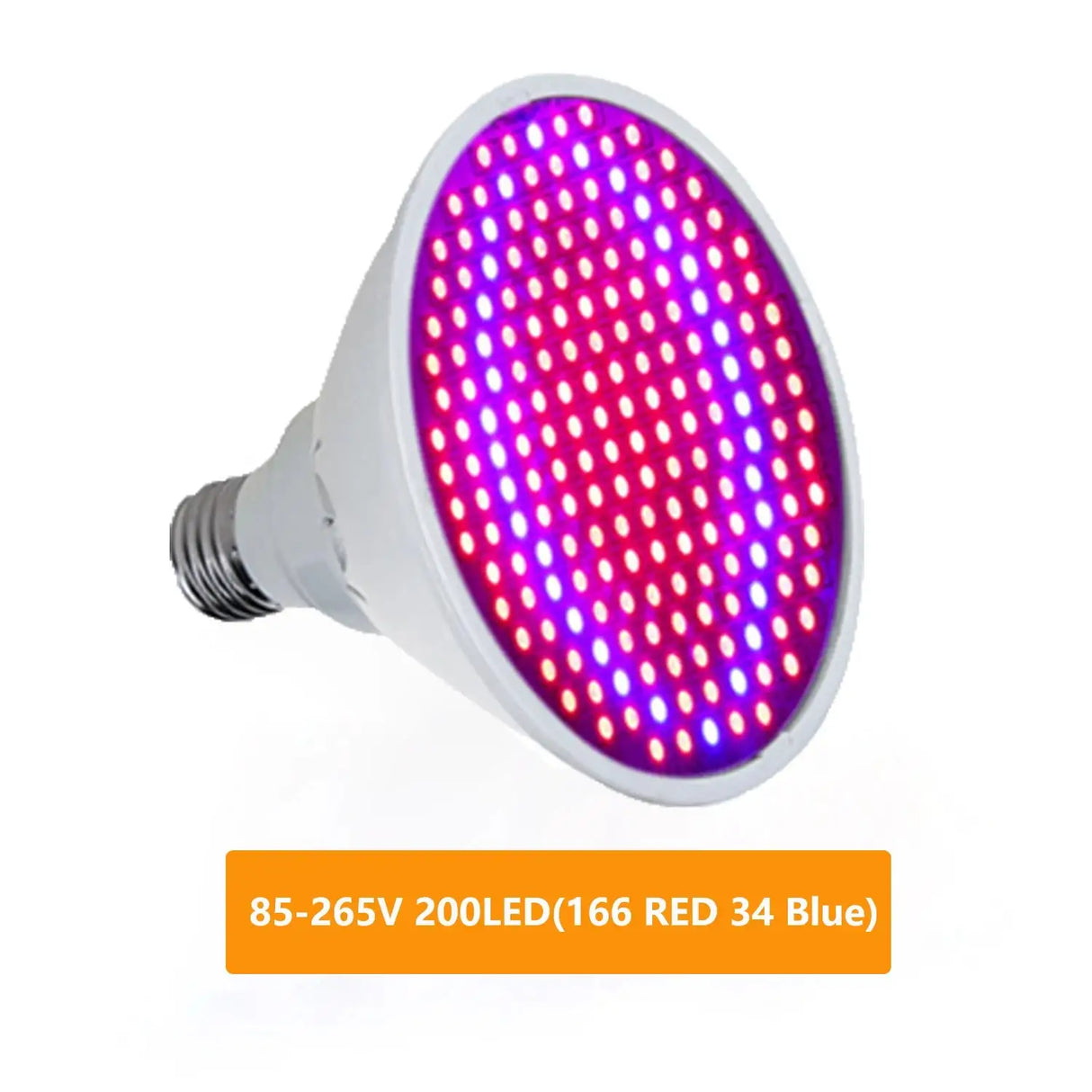 60/126/200 LED Grow Light Bulbs E27 Full Spectrum Grow Lamp Red Blue LED For Plants Indoor Hydro Flower Veg Grow Tent Phytolamp - Lootquake