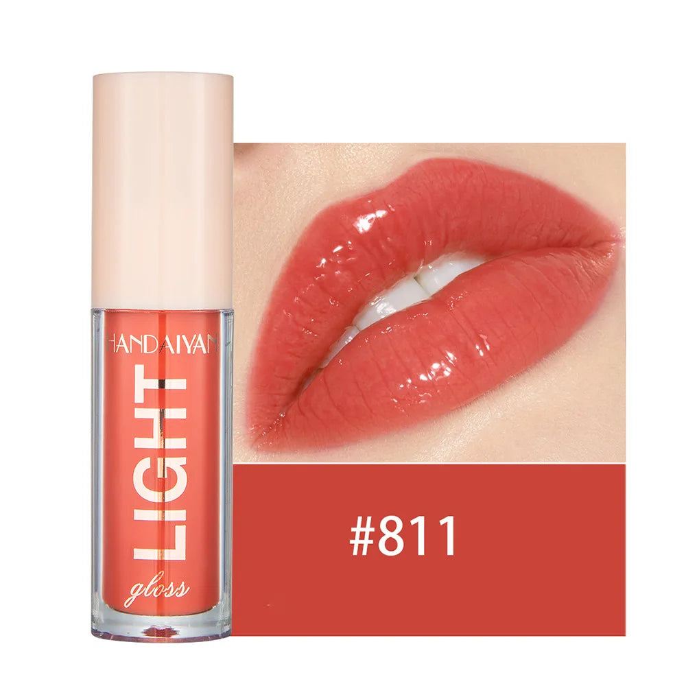 Mirror Lipgloss Moisturizing Sexy Lips Plumper Long Lasting Red Lip Gloss Tint Makeup Jelly Lip Glaze Cosmetics Lip Oil