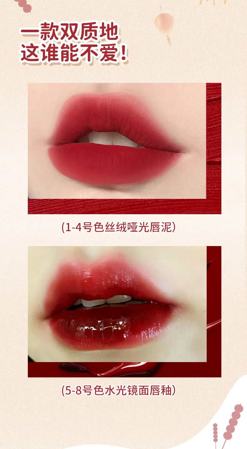 Waterproof Velvet Lipstick Easy To Wear Longstay Lip Stick Lasting Matte Nude Lip Glaze Non-stick Korea Makeup Lip Tint Cosmetic