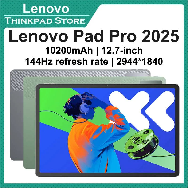 Nouvelle tablette Lenovo Xiaoxin Pad Pro 12.7 2025, dimensions 8300, résolution 2,9k, rafraîchissement 144 Hz, Wi-Fi, 10200 mAh, Android ZUI16