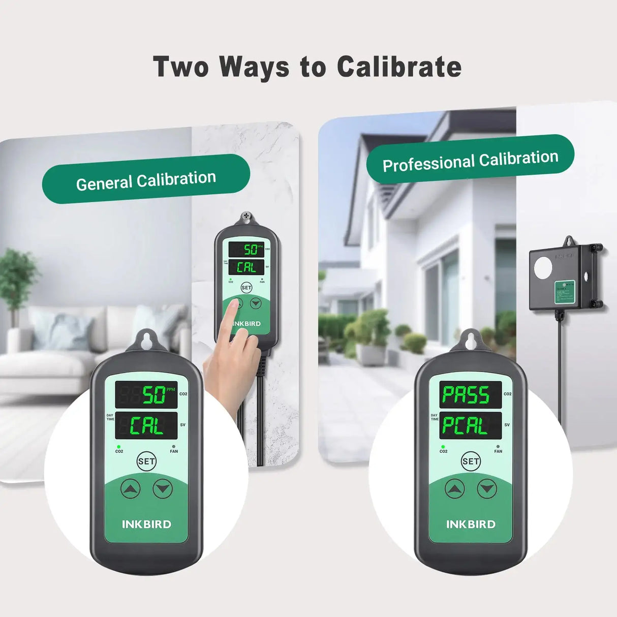INKBIRD ICC-510 CO2 Controller Day and Night Smart Carbon Dioxide Controller with High and Low CO2 Alarm for Grow Room,Grow Tent - Lootquake