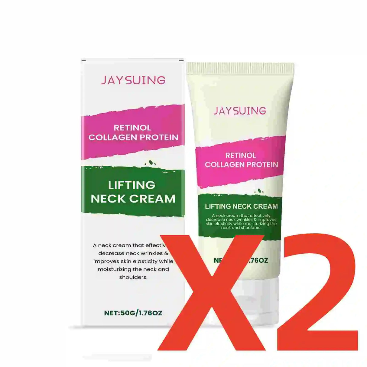 Crema de colágeno para el cuello, antiedad, reduce arrugas, líneas, mejora la papada, flacidez, reafirma, ilumina la piel. Crema de belleza para el cuello.