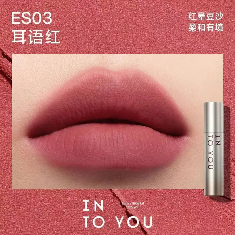 Rouge à lèvres mat INTOYOU, argile à lèvres longue tenue, brillant à lèvres velours waterproof, non fondant, non collant, maquillage expresso pour les lèvres