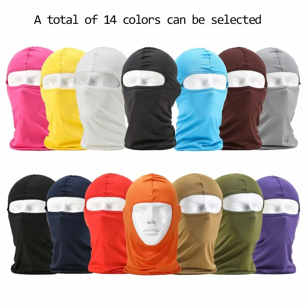 Balaclava Full Face Mask UV Protection Ski Sun Hood Tactical Motorcycle Helmet Bandana Neck Windproof Face Shield Biker Mask