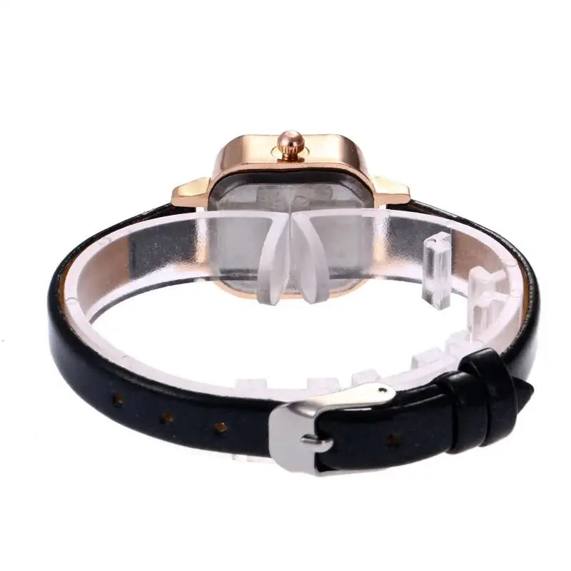 Women Watch Small Square Dial Thin Leather Strap Ladies Wristwatch Elegant Female Watches Casual Relogios Feminino Reloj - Lootquake