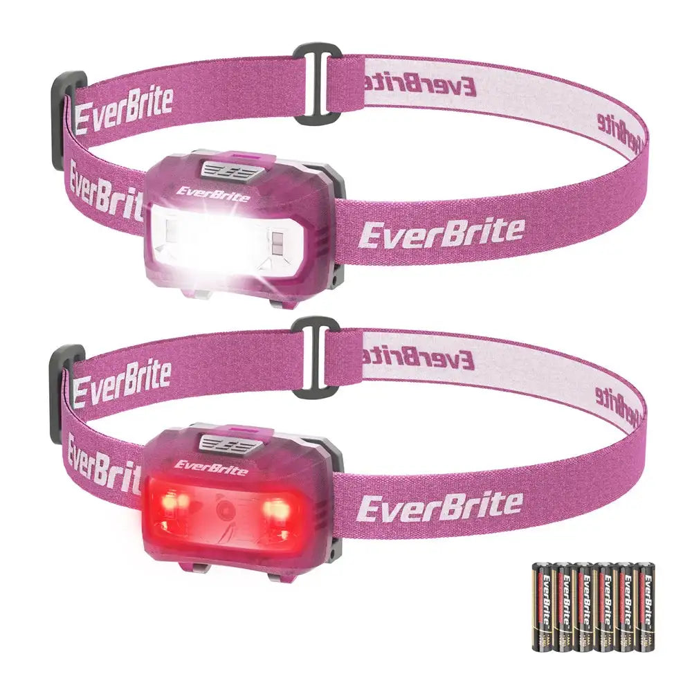 EverBrite LED Candy Colors Headlamp 5 Lighting Modes Headlamp Perfect for Running Camping Hiking With AAA battery - Lootquake