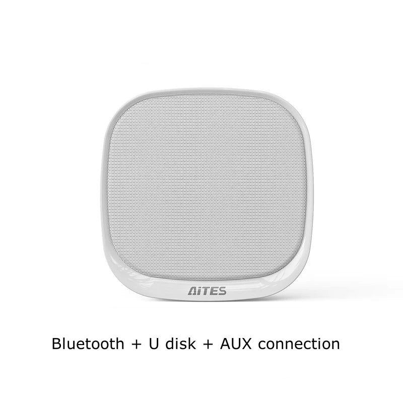 Enceinte Bluetooth sans fil murale, son surround 3D, radio FM multifonctionnelle, caisson de basses portable d'extérieur, longue durée de vie de la batterie