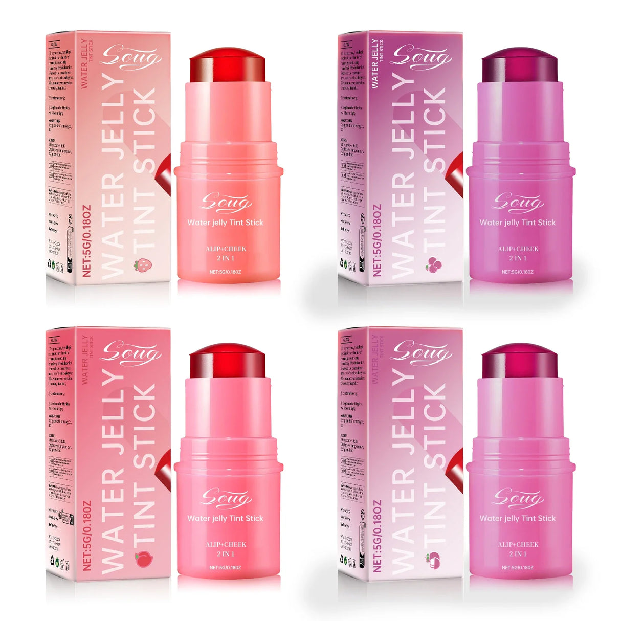 Colorete en polvo 3 en 1, colorete hidratante en barra, maquillaje de belleza, brillo de larga duración, mate, contorno facial, lápiz labial adhesivo.