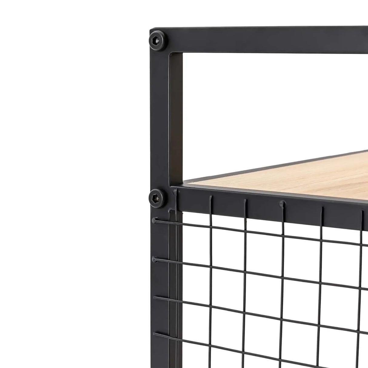 Support d'imprimante à 3 niveaux en bois massif et fer, capacité de 20 kg, design compact, idéal pour le rangement au bureau et à la maison, durable et élégant