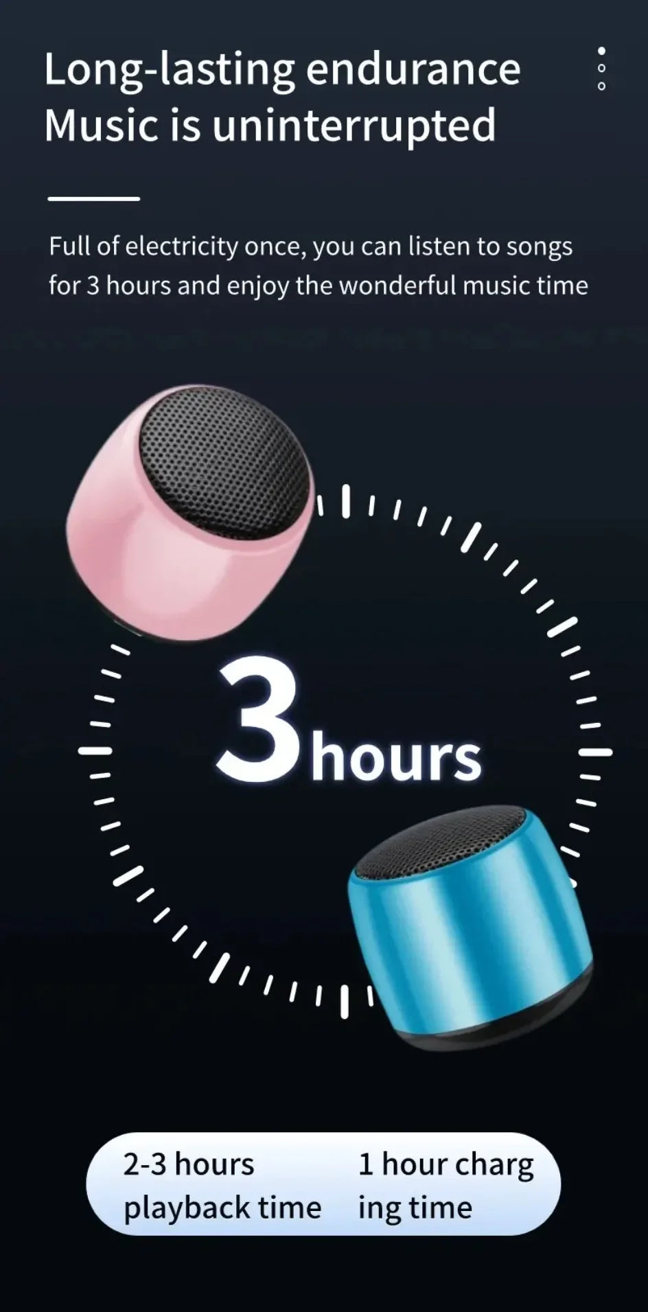 Mini altavoz Bluetooth 3D HIFI estéreo envolvente altavoz inalámbrico reproductor de música altavoz USB portátil para exteriores micrófono incorporado