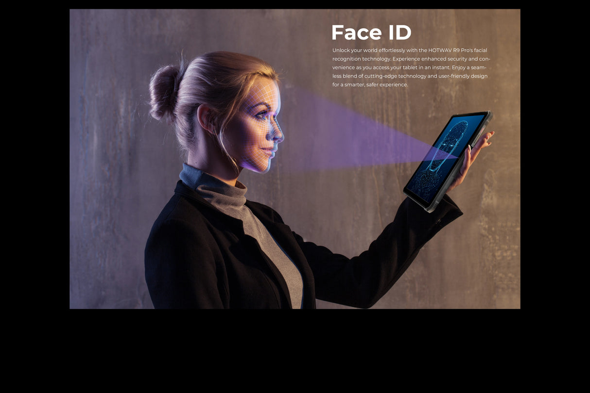 Tablette robuste HOTWAV R9 Pro 11 pouces FHD+ 2K, batterie de 20 080 mAh, Android 14, 6 Go, 256 Go, appareil photo, 4G, version internationale