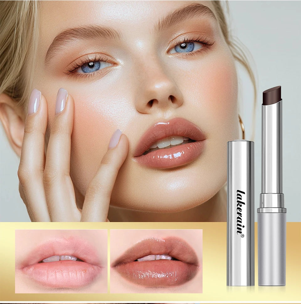 Lápiz labial de miel negra, hidratante de larga duración, voluminizador de labios natural, maquillaje, brillo voluminizador de labios, cosméticos, exfoliante para labios.