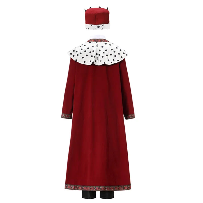 Halloween European Royal Retro Court King Queen Couple Cosplay Costume Christmas Medieval Renaissance Aristocratic Fancy Gown