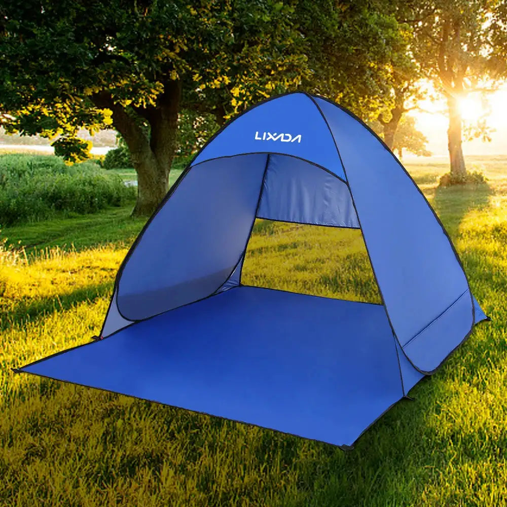 Lixada Automatic Instant Pop Up Beach Tent Lightweight Outdoor UV Protection Camping Fishing Tent Cabana Sun Shelter - Lootquake