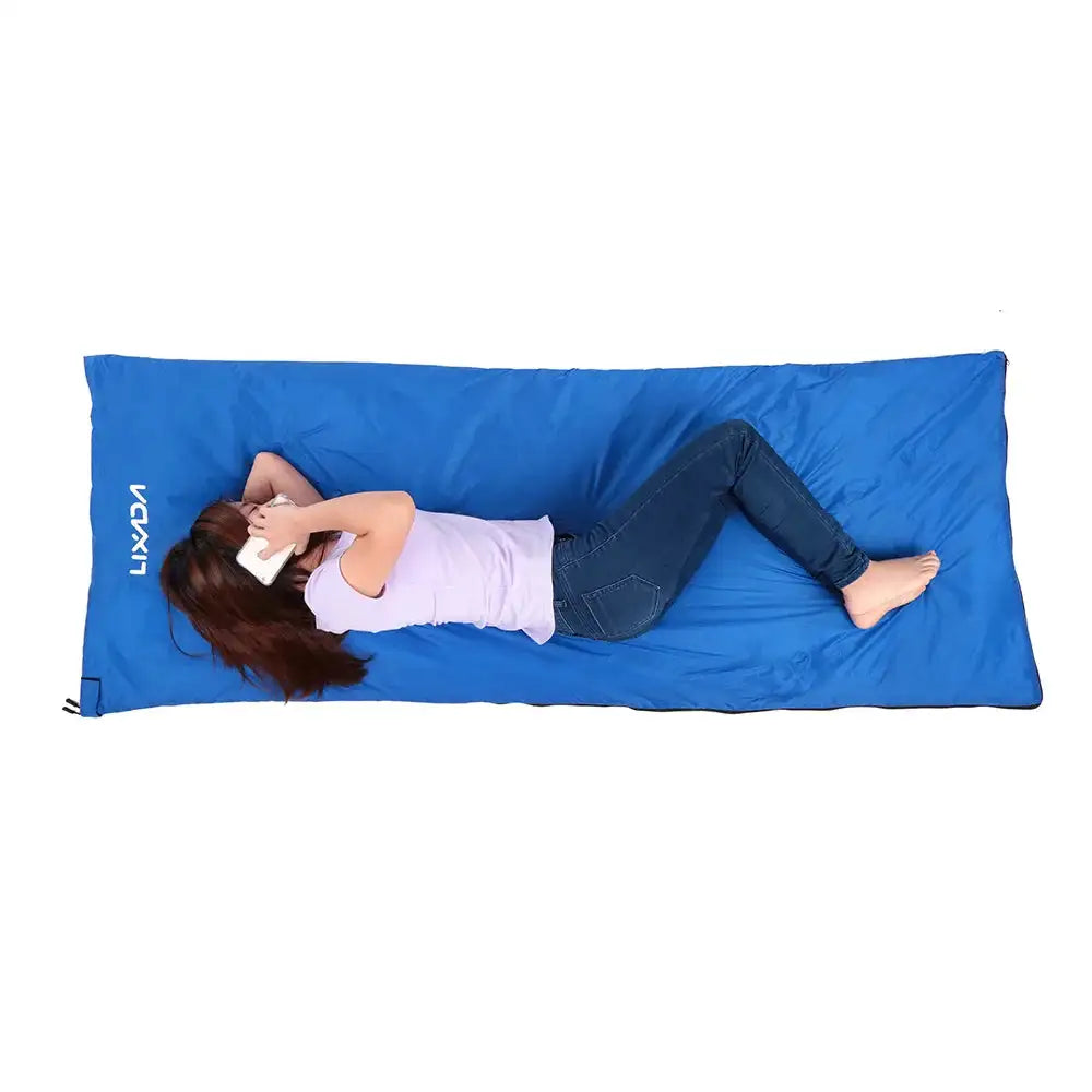 Saco de dormir portátil para exteriores Lixada de 190 x 75 cm, para acampar, viajar, senderismo, multifunción, ultraligero, 680 g, para mochileros.