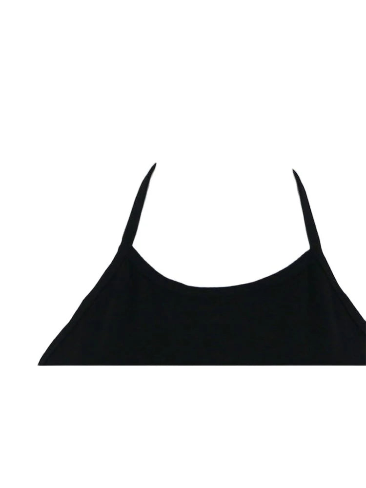Summer Sexy Women Camis Cropped Clothes Bra Crop Top Crop Feminino Funny Letter I Have No Tits Strapless Tops 100% Cotton - Lootquake