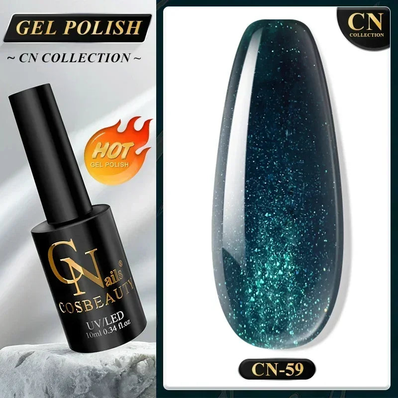 Esmalte de uñas CNails sin necesidad de limpiar, capa superior de gel transparente, capa base de gel, barniz de secado rápido, capa superior UV/LED, accesorios para decoración de uñas, esmalte de uñas mate