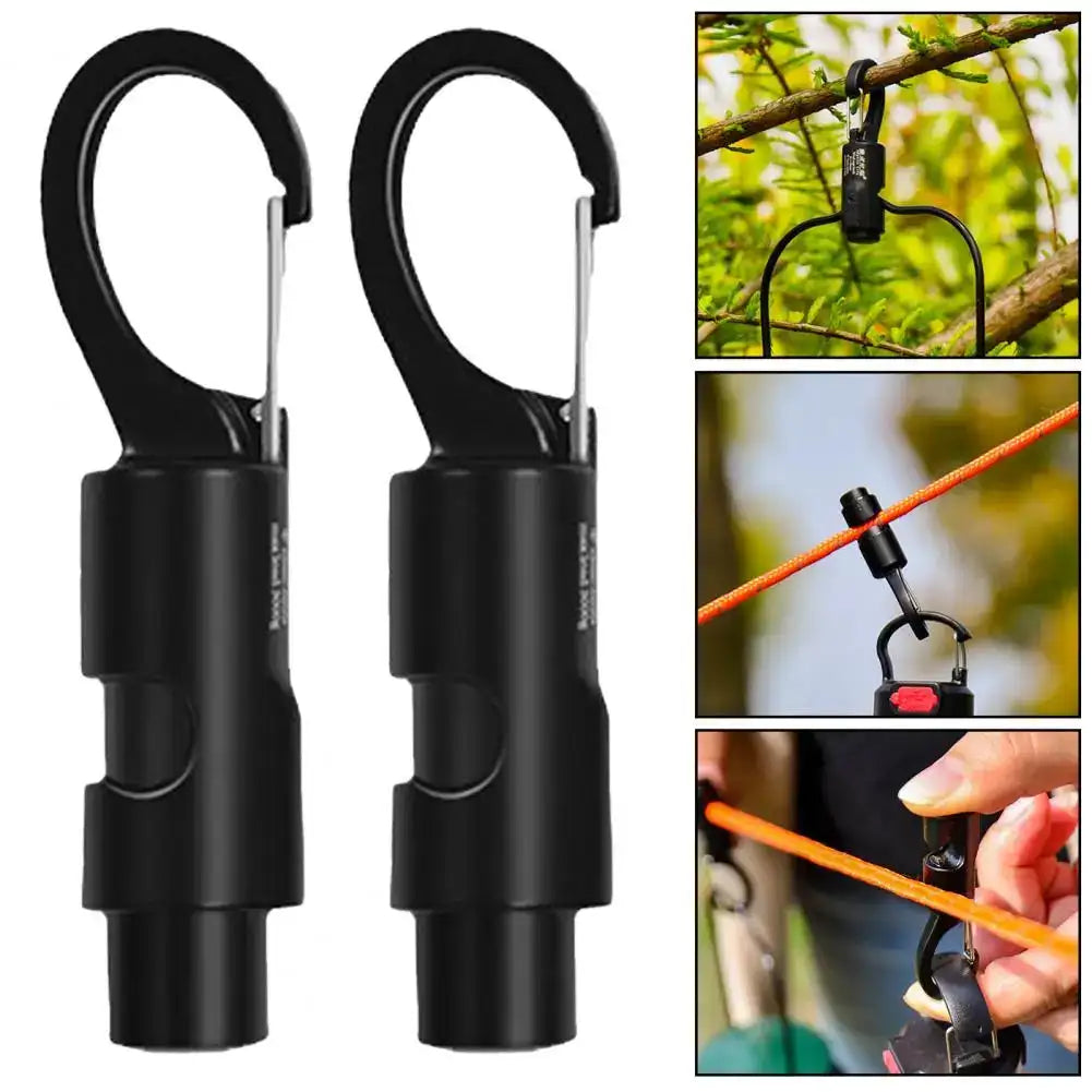Multifunction Tent Rope Buckle Aluminum Alloy Tent Windproof Rope Hanger Portable Travel Kit Survival Buckles Tent Accessories - Lootquake