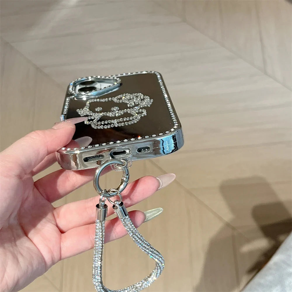 Luxury Bling Glitter Diamond Plating Hello Kitty Phone Case