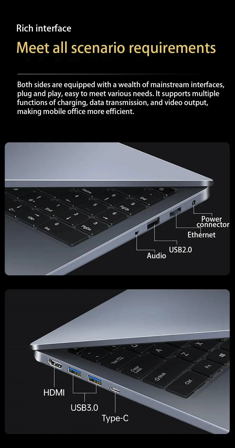 2024 New Ultraslim Dedicated Gaming Laptop 15.6 Inch Intel Core i7-1260+MX550 4Gvideo NVIDIA RAM Fingerprint office Notebook - Lootquake