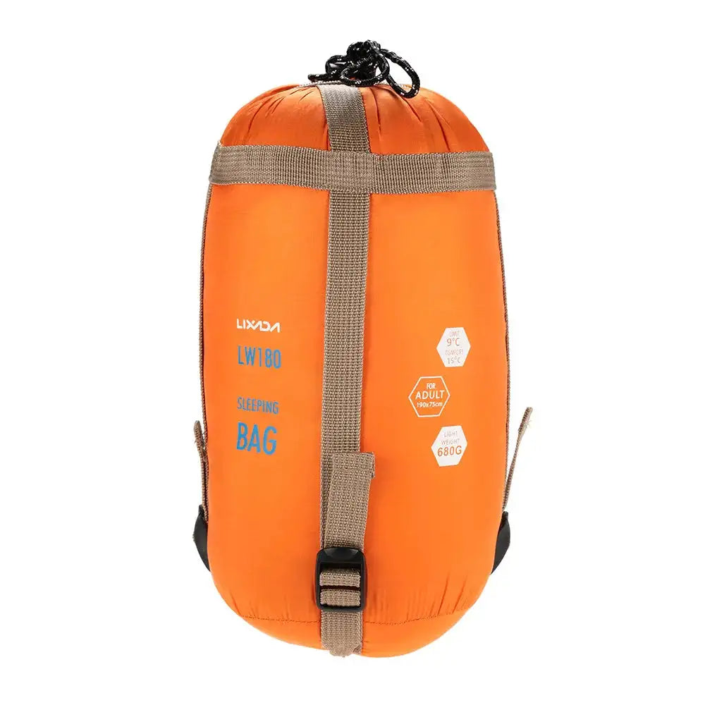 Saco de dormir portátil para exteriores Lixada de 190 x 75 cm, para acampar, viajar, senderismo, multifunción, ultraligero, 680 g, para mochileros.