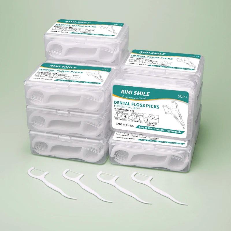 50/150/300/600/1000 PCS dental floss sticks oral care tools