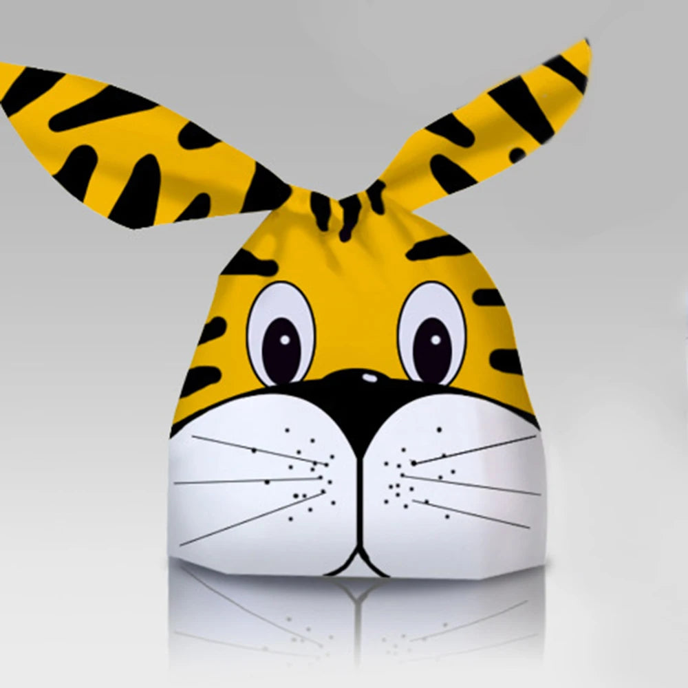 50Pcs Easter Rabbit Ear Bags Cookie Candy Gift Plastic Bags Pouch Baking Packaging for Biscuits Easter Decoration 2024 Birthday - Lootquake