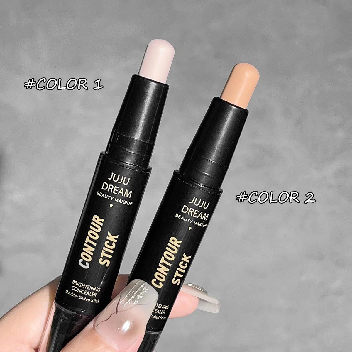 Double Ended Dual Purpose High Light Trimming Stick Three Dimensional Contour Nose Shadow Facial Shape Brighten and Trim