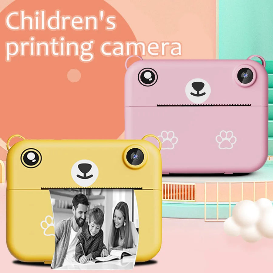 Cámara digital para niños, fotografía, impresión instantánea, grabadora de video HD 1080P, miniimpresora térmica, regalos educativos de cumpleaños.