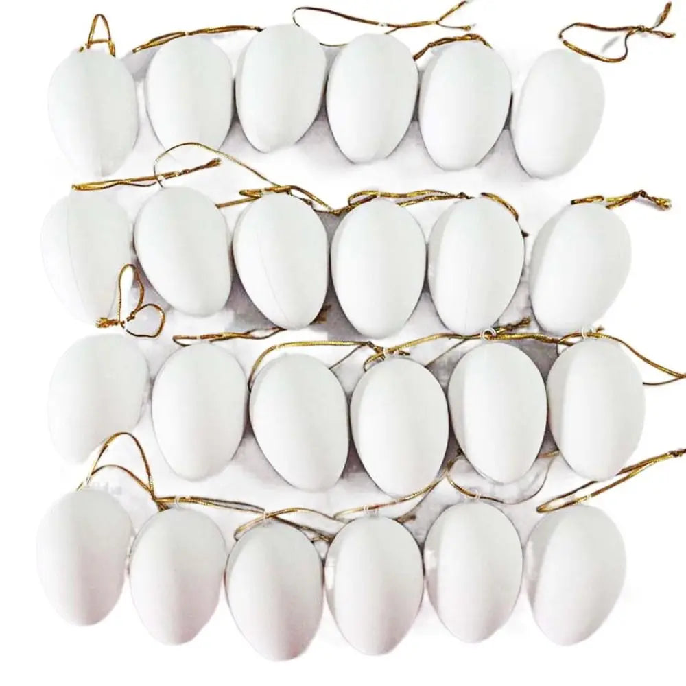 12pcs/24pcs Plastic Easter Eggs Toys Accessories DIY Decorations Fillable Egg Games Crafts Easter Decor Easter egg hunt, - Lootquake