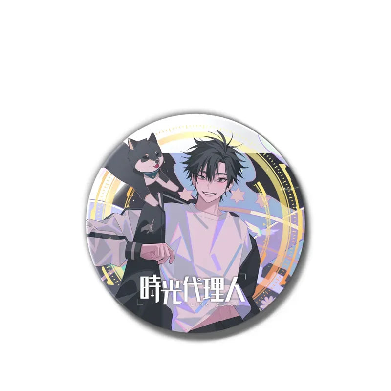 Anime Link Click Charles Lucas Jo Brooch Pin Badges Pins Cosplay Metal Brooches for Women Bag Accesorios Jewelry Fans Gifts - Lootquake