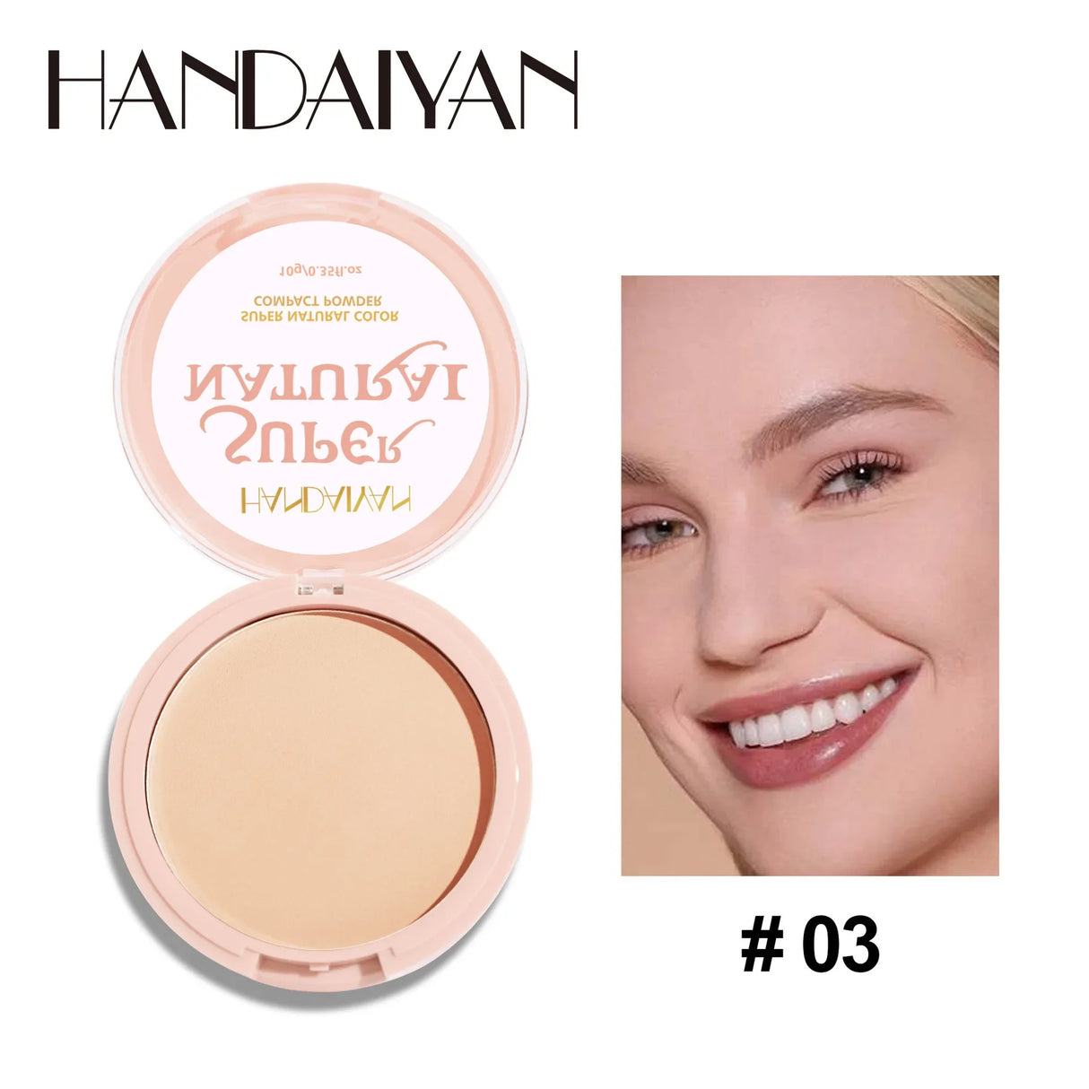 8 Colors Matte Face Pressed Powder 24 Hours Oil Control Natural Foundation Brightening Full Coverage Setting Powder Face Makeup