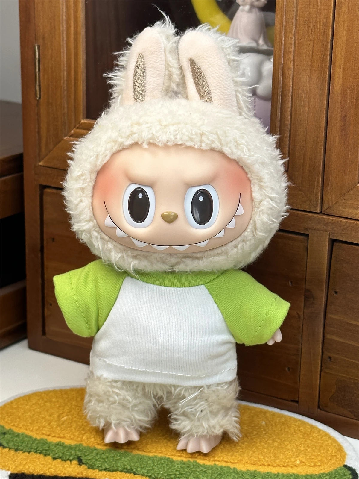 Labubu Clothing V1 V2 Labubu Baby Clothes Multi Color Versatile Short Sleeve Top Cute Cartoon Doll Clothes Children'S Gifts Toys