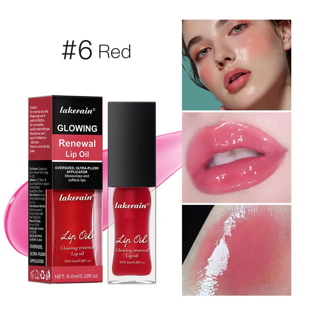 Elf Lip Oil Transparent Ice Velvet Lip Glaze Matte Matte Pigment Lipstick Lip Gloss Student Affordable Makeup 7Colors Lip Oil