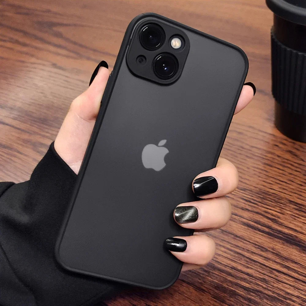 Luxury Shockproof Matte Phone Case