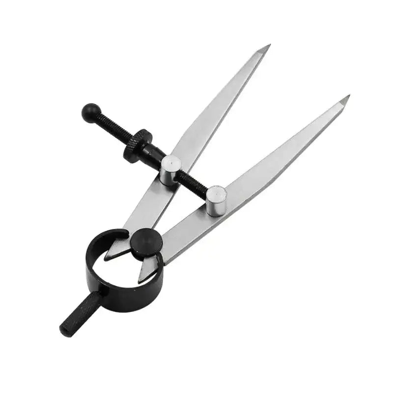 Adjustable Leather Compass Lockable Carbon Steel Divider Wing Creaser DIY Leathercraft Rotating Line Scribing Gauge Caliper Tool - Lootquake