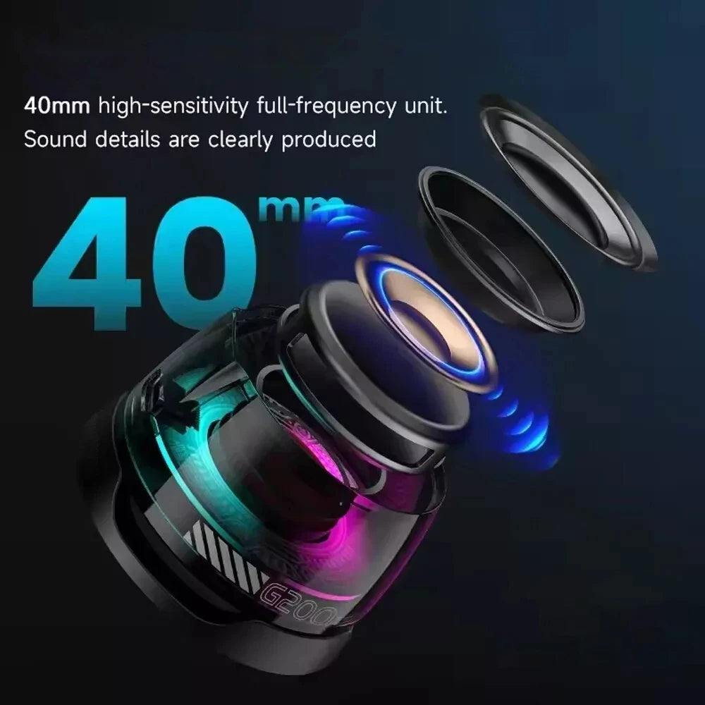 Mini Portable Bluetooth Speaker G200 RGB Color Light Magnetic Speaker BT5.3 Small Sound Box Phone Holder Wireless Loudspeaker
