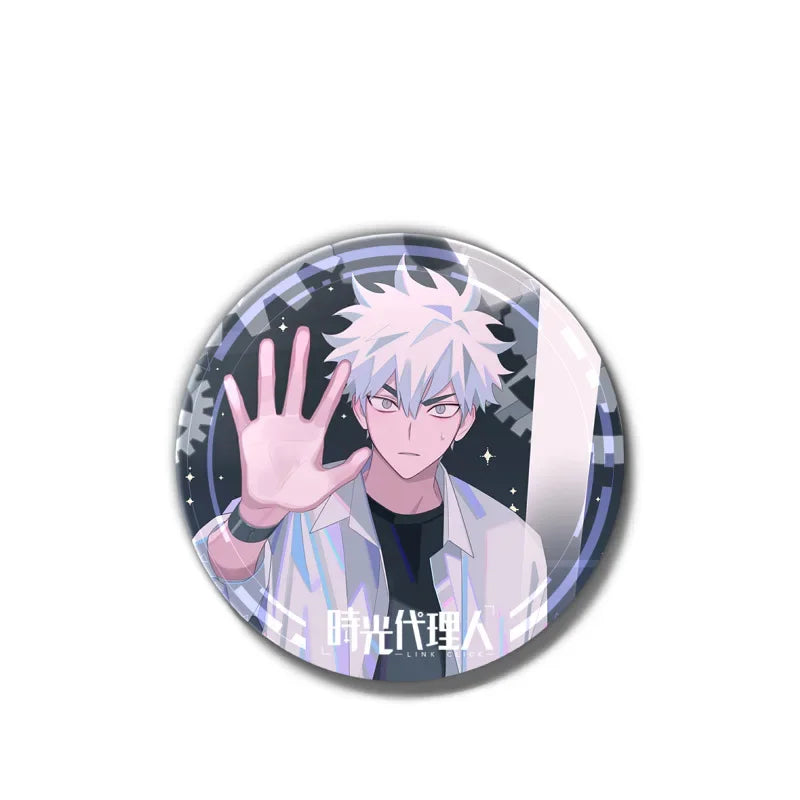 Anime Link Click Charles Lucas Jo Brooch Pin Badges Pins Cosplay Metal Brooches for Women Bag Accesorios Jewelry Fans Gifts - Lootquake