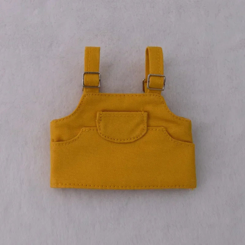 Vêtements de poupée Labubu Big Into Energy, combinaison d'été de remplacement avec chapeau de paille et ceinture pour Ropa Labubu